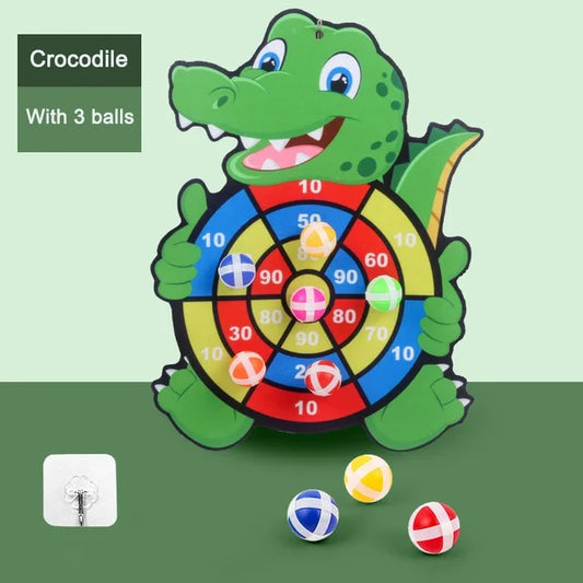 Educational Dart Board Games for Kids, Baby Toy, Stickey Ball, Indoor Sports, Montessori Kids Games, 3-7 Years Old