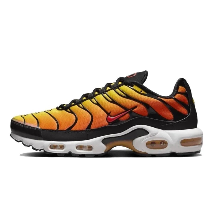 Zapatillas Nike Air Max Plus TN para correr, clásicas, negras triples, para exteriores, para correr, caminar, deportivas, para mujer y hombre.