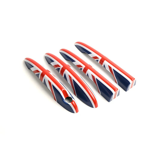Black For Mini Cooper One D S JCW R55 Clubman 4Doors 2007-2014 Door Handle Covers Stickers Car-Styling Exterior Accessories