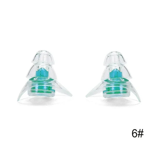 Silicone Noise Cancelling Earplugs, Earplugs for Sleeping, Studying, Concert, Safe, Noise Reduction, Ear Protection, 1 Pair