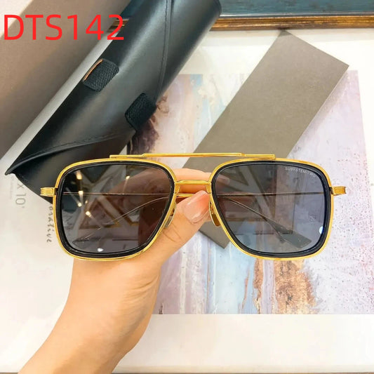 Original Factory DT SUBSYSTEM-TWO DTS142 With Brand Box Luxury Designer Stylish Driving Anti-Glare Square Men Women Sunglasses