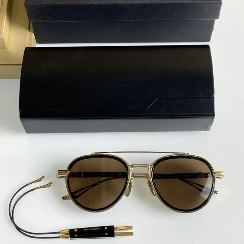 ADITA EPILUXURY 4 gafas de sol de alta calidad para hombre, estilo titanio, diseño moderno, para mujer, con caja