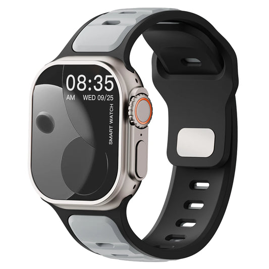 For Iwatch Series 11 10 9 8 7 6 5 4 SE3 Ultra 1 2 Silicone Strap Sports Band for Apple Watch 49mm 46mm 45mm 44mm 42mm 41mm 40mm