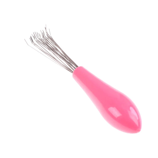 1 PC Random Color Comb Hair Brush Cleaner Cleaning Remover Embedded Plastic Comb Cleaner Tool