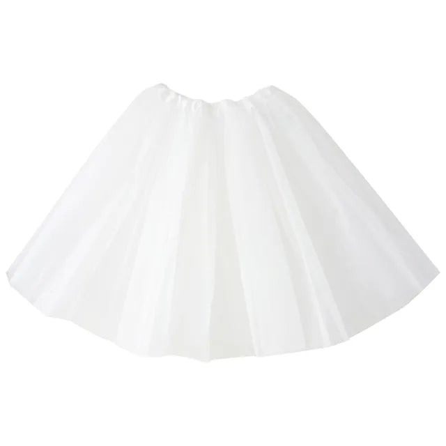 Faldas de tul de malla de 3 capas para mujer, color caramelo, plisadas, corte A, tutú para espectáculos, rendimiento
