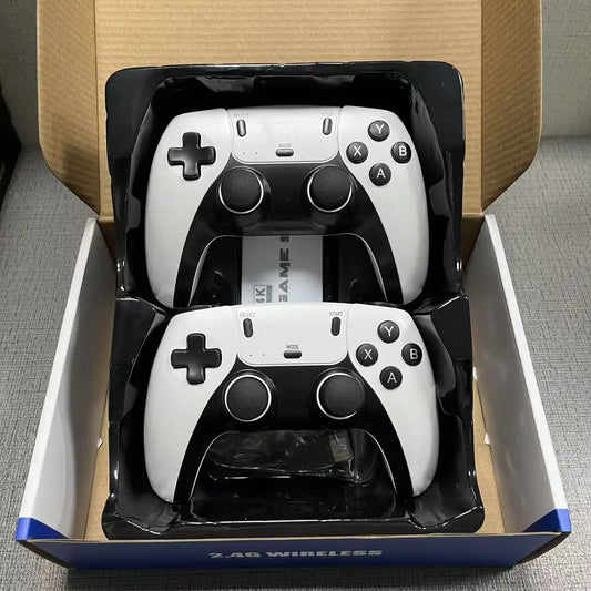 128G Game Stick M15 4K Video TV Game Console Wireless Gamepads Video Game 64G 40000+/50000+ Classic Arcade Games HD Two-player