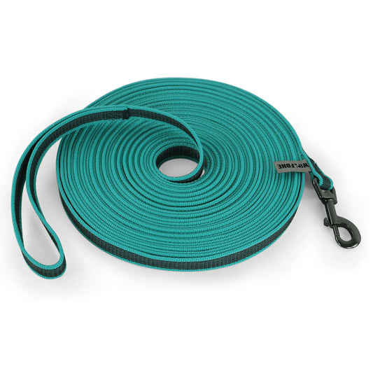 1.5M/5M/3M/15M Medium, Small, Long Dog Leash, Latex Silk, Easy and Convenient Training, Big Dual Color Dog Leash, 10 Meters