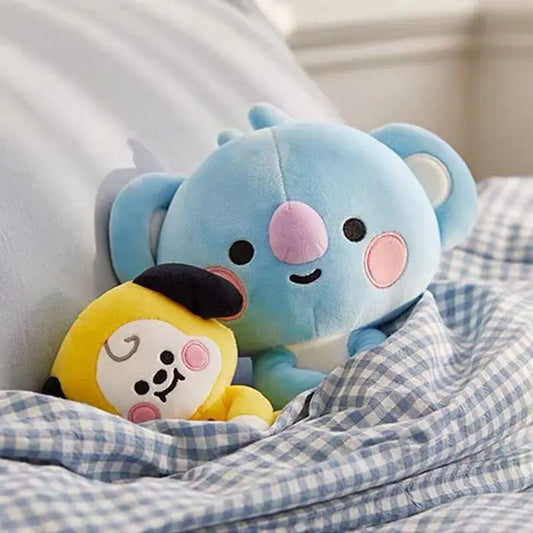 10-12cm Bandai Plush Toy Backpack Korean Bts Kawaii Doll Homecoming Season Dormitory Christmas Gift Birthday Grabbing Doll