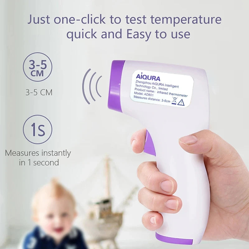 Medical Digital Thermometer Non Contact Infrared Body Temperature Device Fever Measure Tool for Baby Adults Fever Monitor