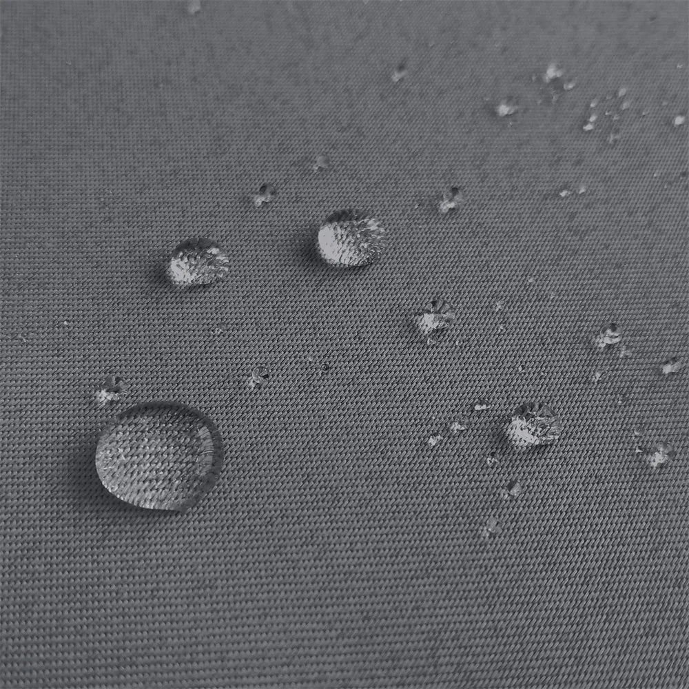 Outdoor Waterproof Blackout Curtains Top and Bottom Grommets Garden Windproof Rainproof Polyester Three Layers of Shading Screen