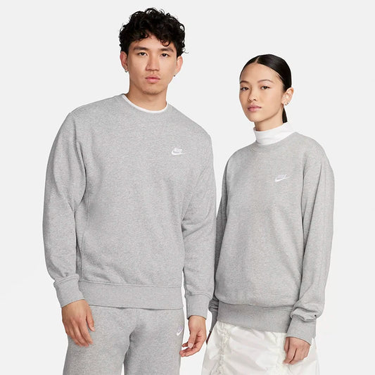 Sudadera con capucha informal de manga larga y cuello redondo con el logotipo original de Nike para hombre, color negro y gris, primavera, BV2667-010