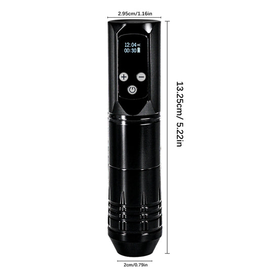 Wireless tattoo pen tattoo machine Motor Stroke 4mm LED 4 gears adjustable Suitable for novice tattoo artists tattoo supplies