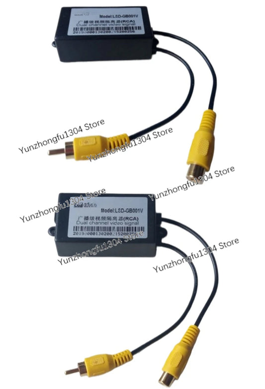 RCA Video Isolator Monitoring Video Interference AV Video Filter Eliminates Strong Current Horizontal Grain Snowflake