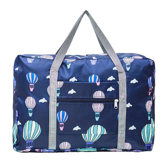 Foldable Travel Duffel Bag Portable Weekender Overnight Carry on Bag for Waterproof Luggage Organizer Floral Print Travel Tote