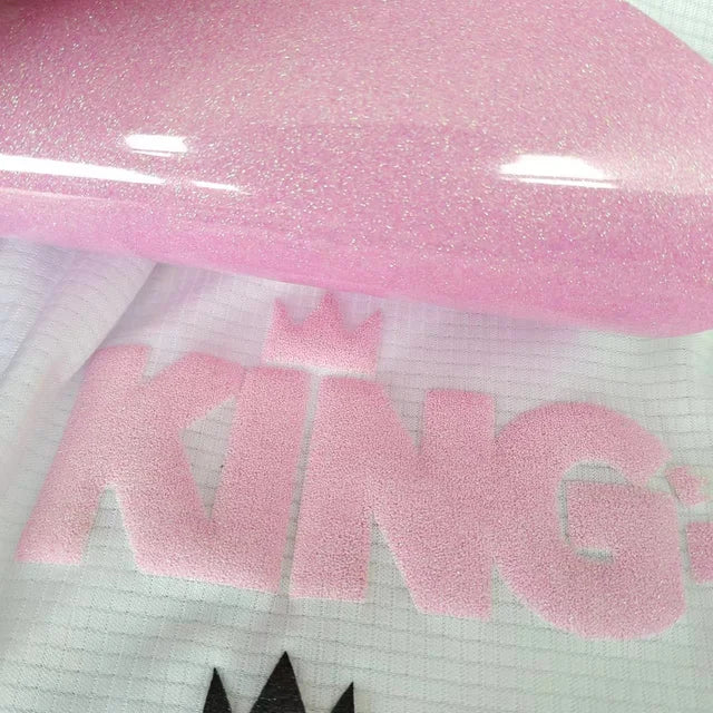 1 peça logotipo de roupas personalizadas diy de vinil de transferência de calor 3D puff