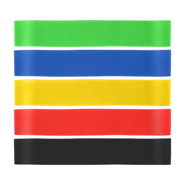 Juego de 7 bandas de resistencia de TPE para fitness, bandas elásticas de goma para entrenamiento de fuerza, expansor de entrenamiento, equipo de yoga, gimnasio, Pilates portátil