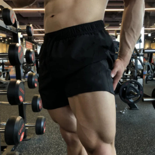 Men's Sports Shorts Summer Athletic Wear Beach Jogging Short Pants Men Training Shorts Basketball Clothing Gym Fitness Running Bottoms
