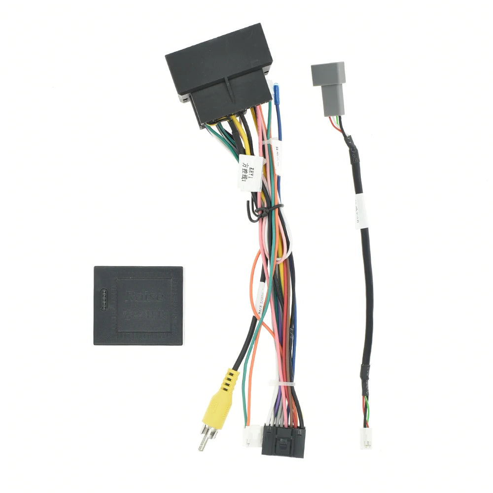 Arnés de cableado de 16 pines para caja decodificadora CANBUS, adaptador de Cable de bloqueo cuádruple para coche, para Peugeot 2008, 3008, 308, 307, Citroen C5, C4, C3
