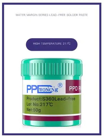 Lead-Free Low Temperature Solder Paste, Melting Point 138, 183 Degrees, Best, for iPhone A8, A9, A10, A11, CHIP, Special Tin Pulp