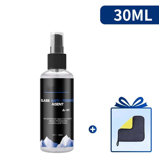 Spray antivaho para coche (30/100 ml), agente de recubrimiento antivaho, desempañador, limpiador de parabrisas y espejos.
