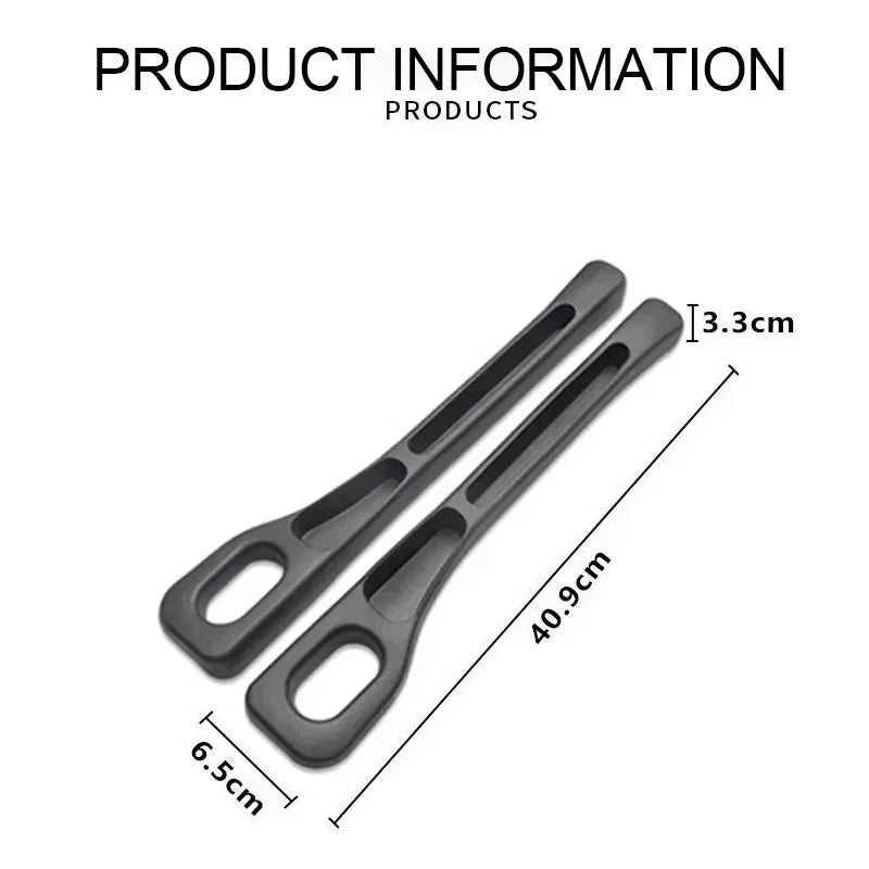 2pcs Car Seat Gap Filler Organizer Waterproof Car Seat Gap Plug Strip with 2 Grooves Seat Gap Storage Auto Interior Accessories