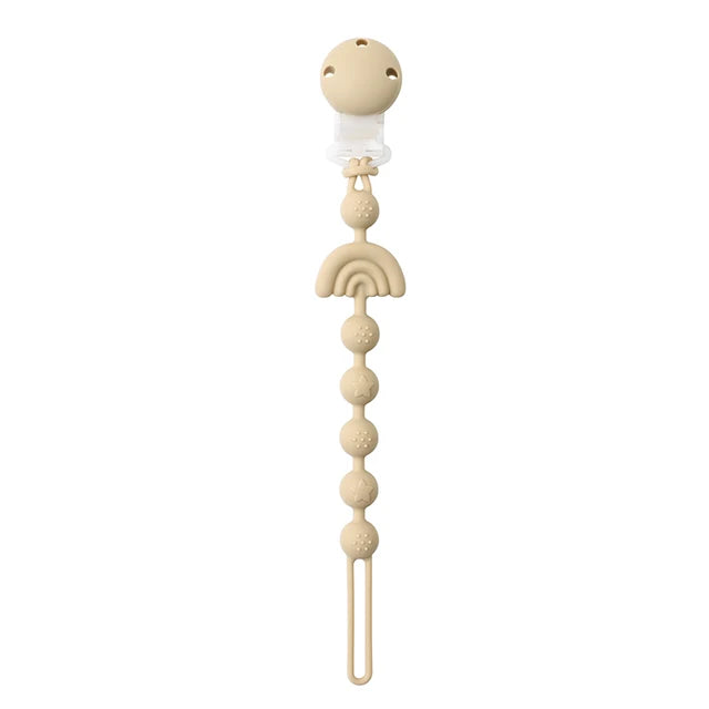 Baby Silicone Chupeta Cadeia Clipe Manequim Mamilos Titular Clipes BPA Free Babies Teething Chain Toy Presentes Para Cute Baby Acessórios