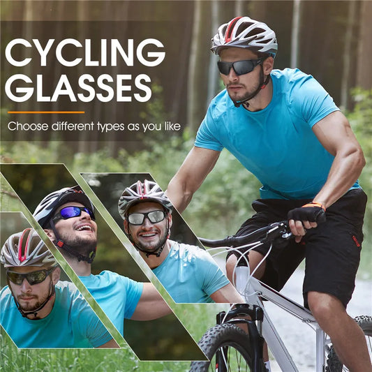 WEST BIKING HD Polarized Cycling Sunglasses UV400 Protection MTB Road Bike Eyewear Men Outdoor Sport Bicycle Fishing Glasses