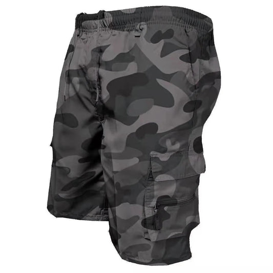 Men's Tactical Cargo Shorts Fashion Pocket Military Shorts Summer Camouflage Jogging Sports Casual Male Work Hiking Short Pants