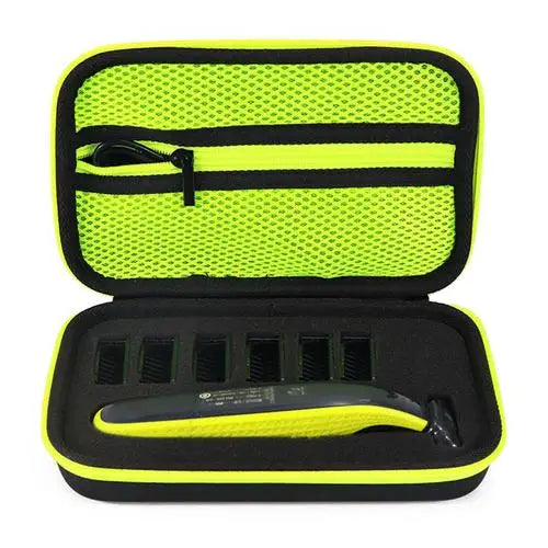 Estuche de transporte para afeitadora eléctrica Philips OneBlade Men, resistente a golpes, bolsa de viaje rígida, soporte para afeitadora