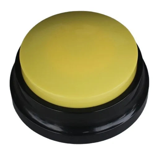 Pet Button Color Voice Recording Button, Dog Buttons for Communication Pet Training Buzzer, 30-Second Record
