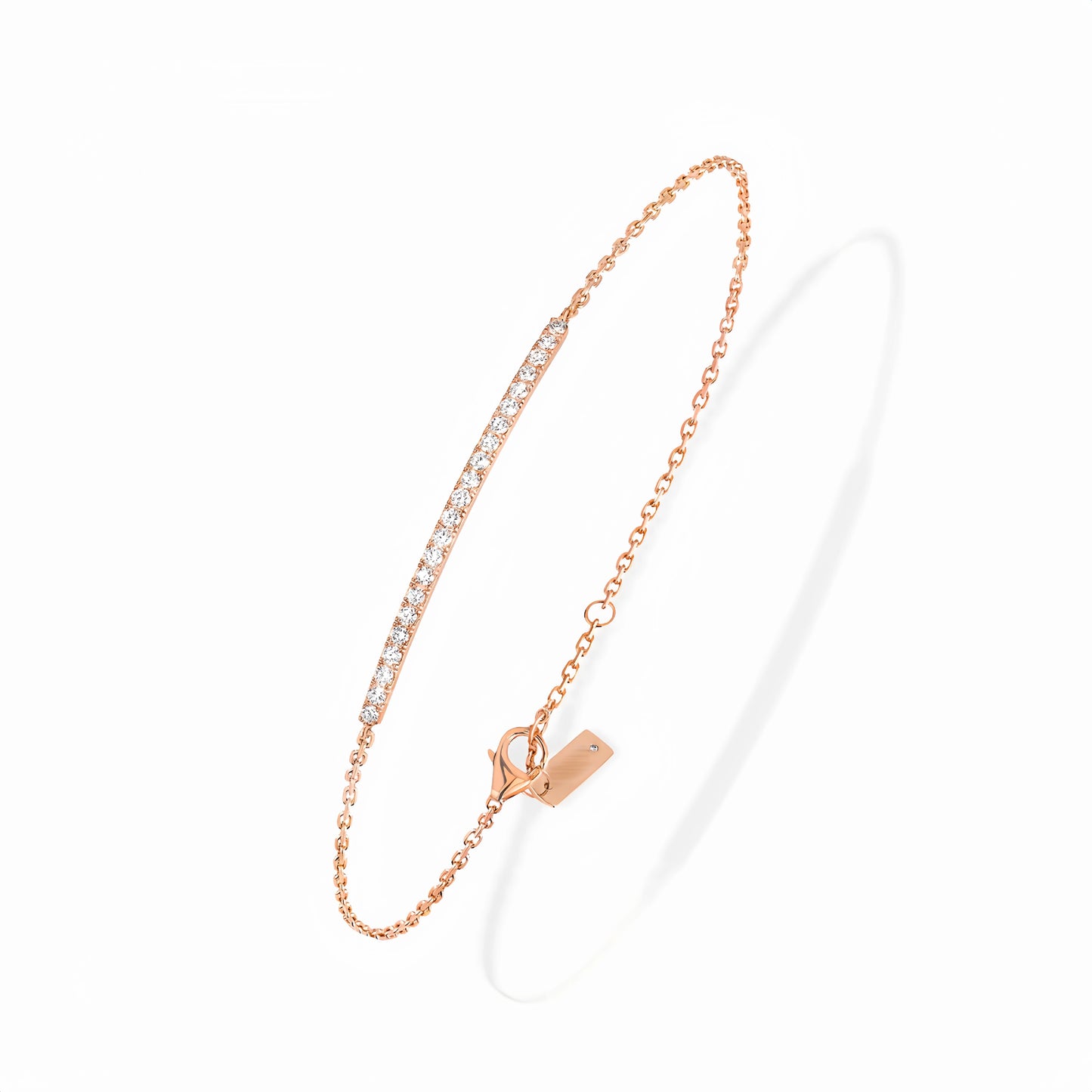 Pulsera de plata de ley S925 para mujer, diseño deslizante, diamantes dorados, accesorios de moda, personalidad, regalo de Navidad para novia.
