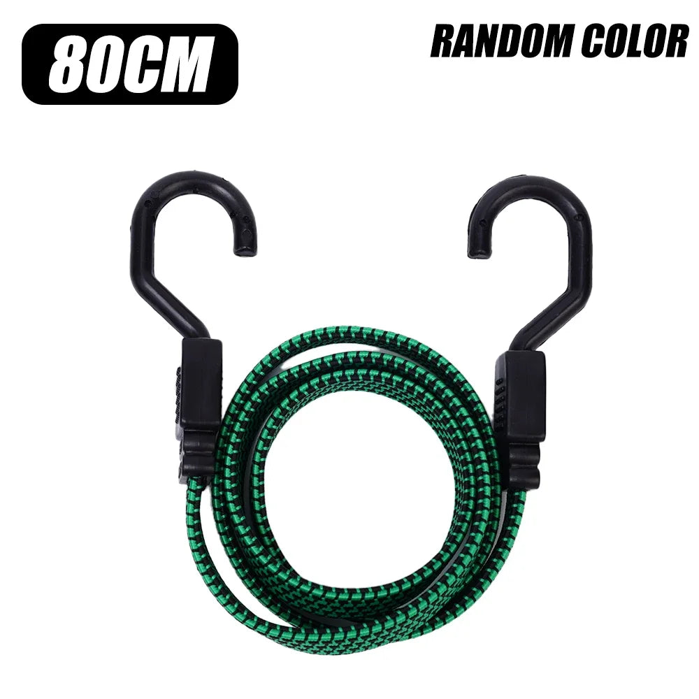 New Elastics Rubber Luggage Rope Cord Hooks Bikes Rope Tie Bicycle Luggage Roof Rack Strap Fixed Band Hook Car Accessories