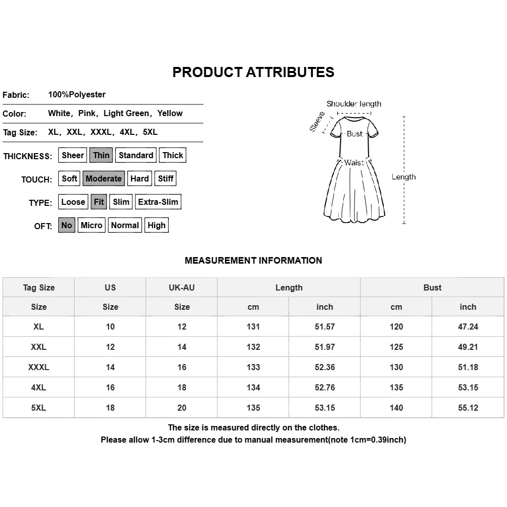 Plus size feminino sólido elegante com decote em v rendas puff manga maxi vestido verão casual praia vestido de verão para senhoras xl 2xl 3xl 4xl 5xl