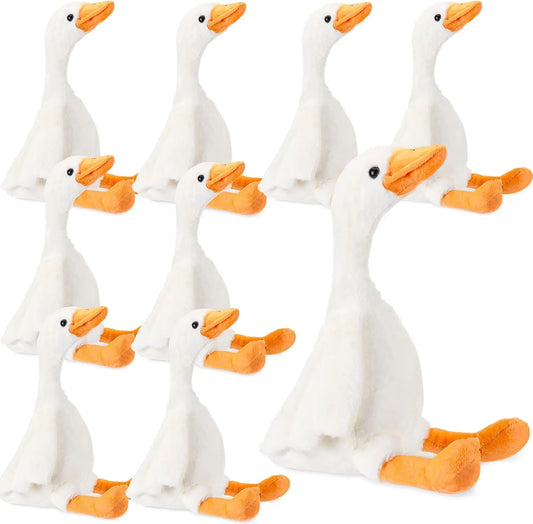 6/16PCS One Silly Goose Party Favors Stuffed Animal Plush Toy Baby Shower Birthday Party Gifts (Size:25CM)