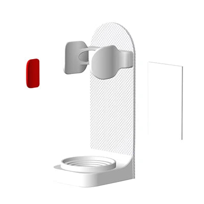 Adjustable Toothbrush Holder Electric Toothbrush Base Silicone Non-slip Wall Mount Brush Body Rack Adapts to 99%