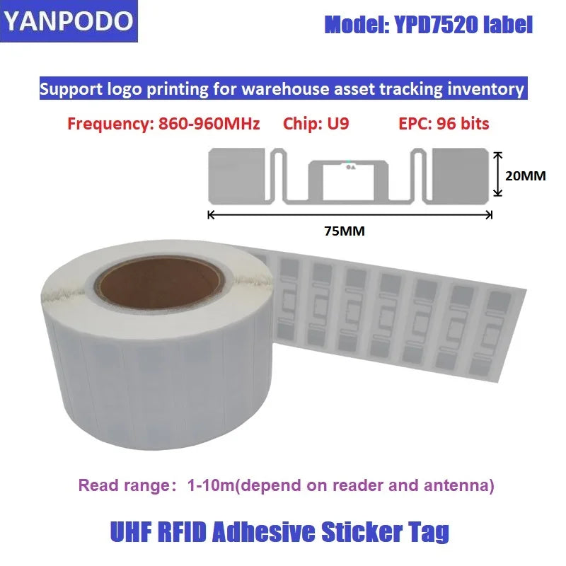 YANPODO USB Programmer UHF RFID Reader and Writer 860-960Mhz with work English SDK Demo Software Source Code