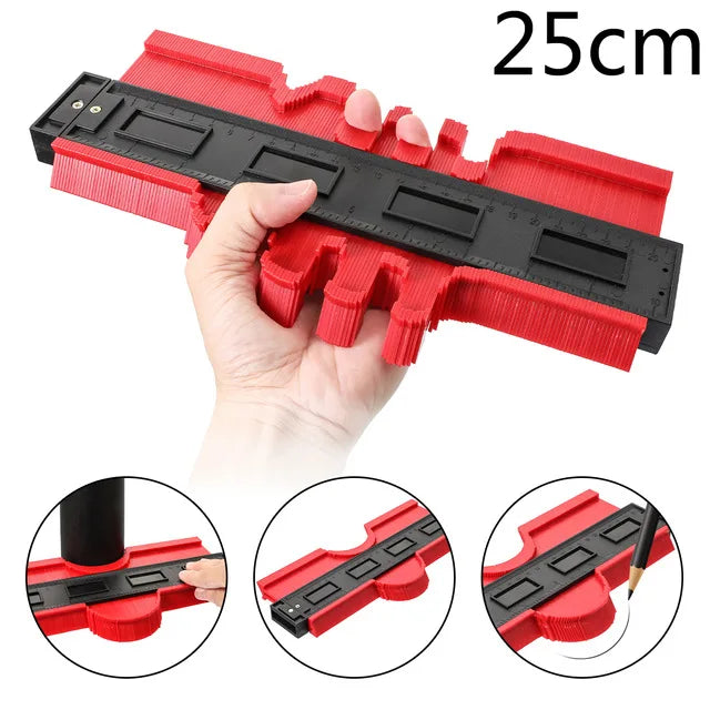 Profile Duplication Gauge Shape Gauge Duplicator Plastic Contour Copy Duplicator Magic Measuring Tool For Woodworking Tool