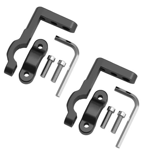 1/2pcs Car & Motorcycle Headlight Clip Bracket Kit, Universal for Truck, Car, ATV, Motorcycle LED Work Light Pole Installation