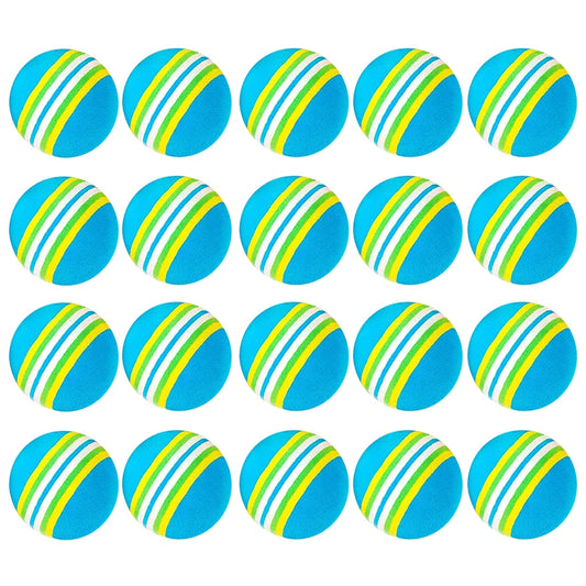 20pcs golf balls light Rainbow Ball 42mm diameter 3g/pc red blue yellow 3 colors pracitce sports ball indoor outdoor for golfer