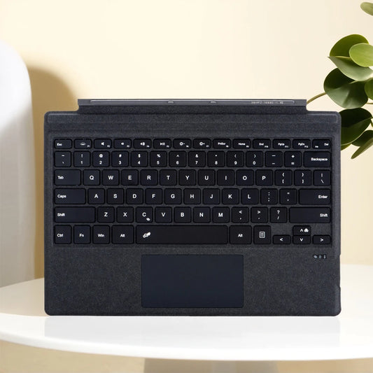 Teclado inalámbrico portátil con retroiluminación de 7 colores, teclado Bluetooth con trackpad, teclado inalámbrico para Surface Pro 3/4/5/6/7/7+