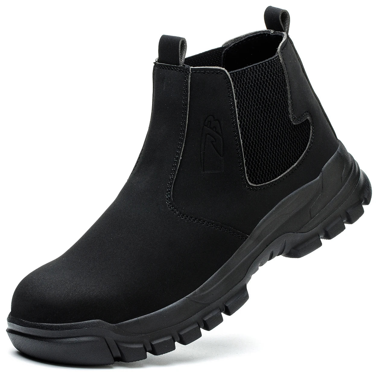 Rotating Button Work Shoes for Men Anti Puncture Work Sneakers Waterproof Work Safety Shoes Non Slip Steel Toe Tactical Boots