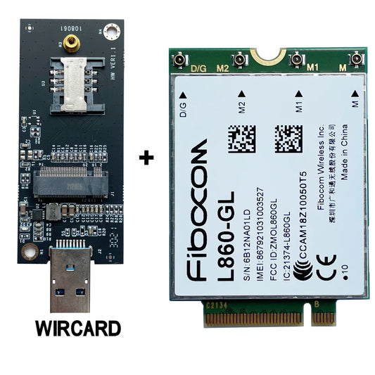 L860-GL FDD-LTE TDD-LTE Cat16 4G Module XMM 7560 LTE 4G Card USB 3.0 Adapter For laptop