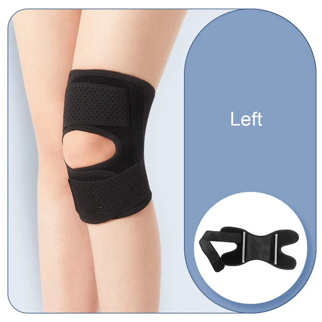 1 rodillera deportiva para hombre y mujer, elástica, presurizada, para soporte de rodilla, protector de articulaciones, para fitness y voleibol.