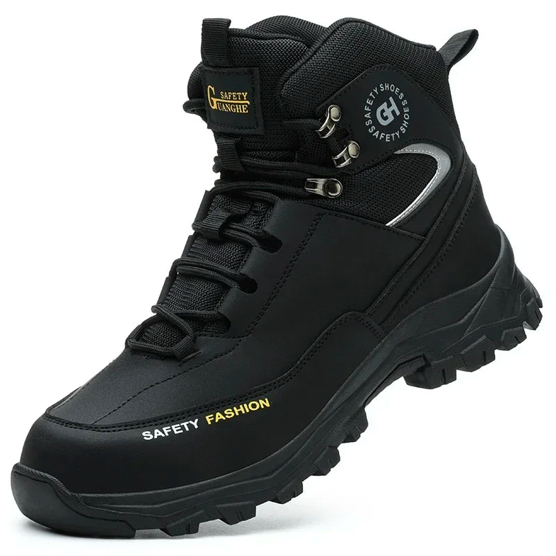 Waterproof Work Safety Boots Men Women Indestructible Anti smash Anti Puncture Work Shoes Protective Men Safety Shoes