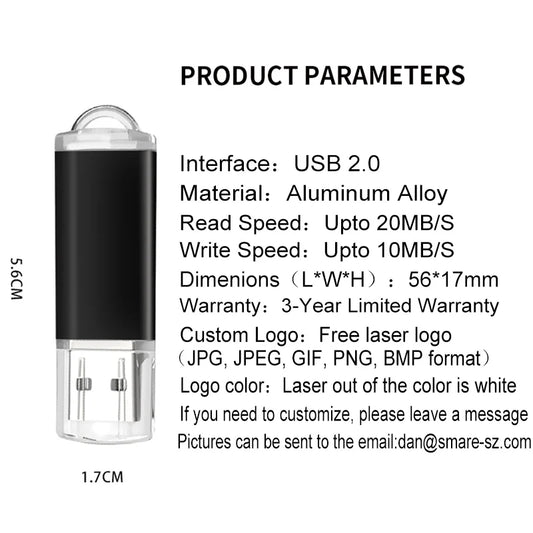 10PCS/lot Colour USB Flash Drive 2.0 4GB 8GB 16GB Mini Memory Stick Pendrive 32GB 64GB 128GB USB Stick Flash Disk Free laser