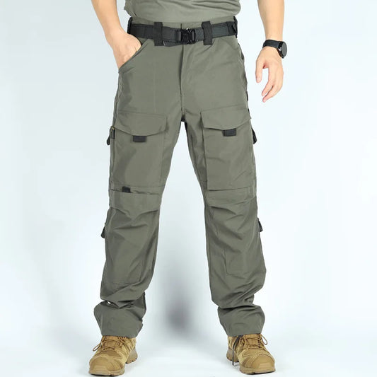 Men's Urban Ops Tactical Cargo Pants Work Casual Water Resistant Hiking Climbing Pants for Men Combat Trousers Army Combat Pants