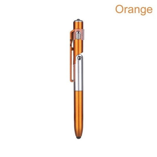 Newest 4-In-1 Multifunction Ballpoint Pen LED Light Fold Phone Holder Night Read Writing Pencil Office School Student Stationery