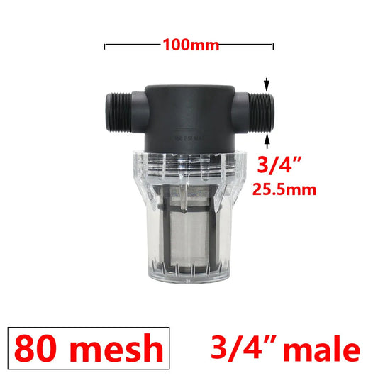 1/2 3/4 1 Inch Watering Filter For IBC Tank Tap Adapter S60 Ton Barrel Joint Garden Irrigation Aquarium Pump Water Gun Strainer