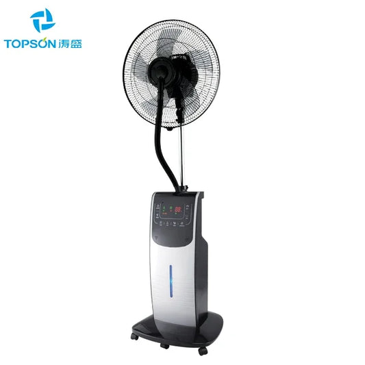 Domestic Standing Air Cooler Humidifier Mist Fan with Remote Control Water Mist Spray