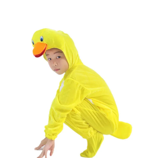 Adult Children Hen Rooster Duck Chick Costume Cosplay Props Performance Clothing Dance Cartoon Animal Clothes